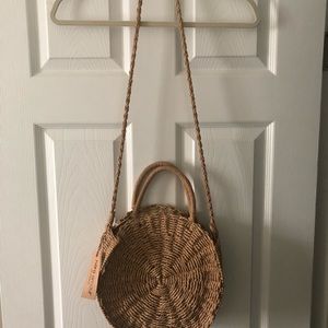 NWT Straw Handbag